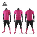 Camisas de futebol masculinas de uniforme do time de futebol rápido seco